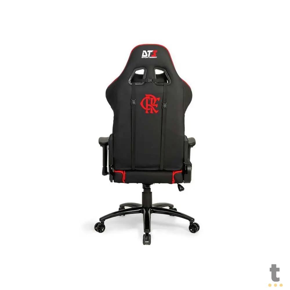 Cadeira Gamer DT3 Sports Elise Flamengo com Encosto Reclinável Vermelha e Preta - 11483-7 Truedata