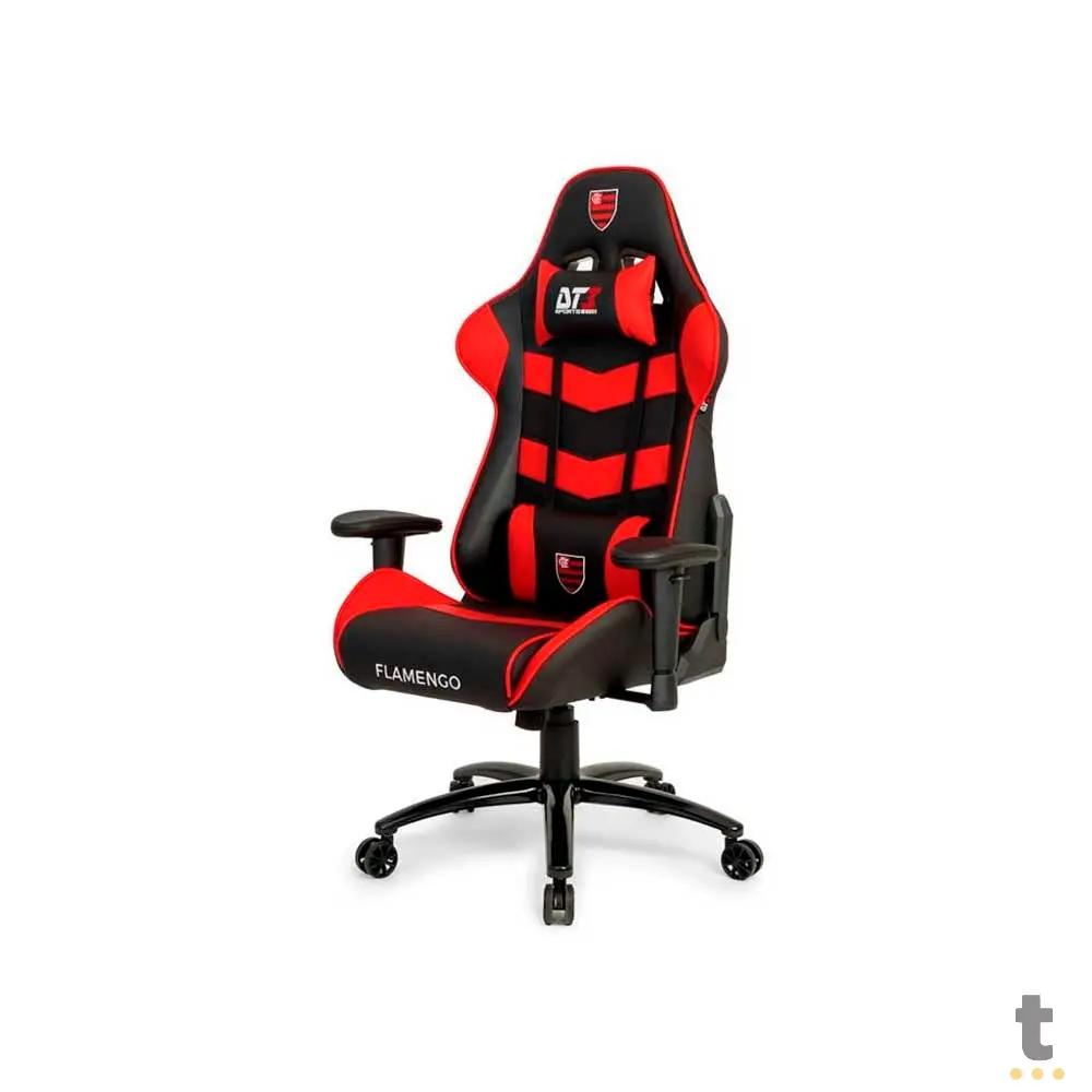 Cadeira Gamer DT3 Sports Elise Flamengo com Encosto Reclinável Vermelha e Preta - 11483-7 Truedata