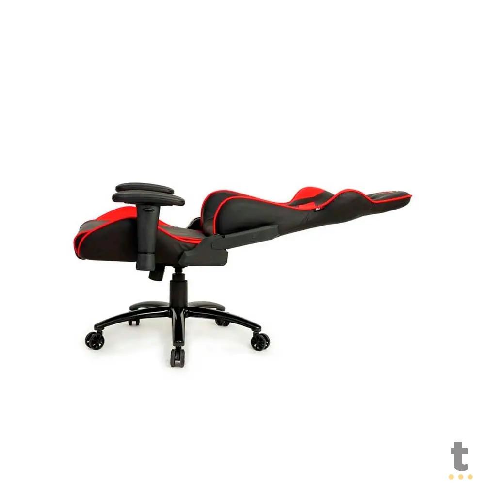 Cadeira Gamer DT3 Sports Elise Flamengo com Encosto Reclinável Vermelha e Preta - 11483-7 Truedata