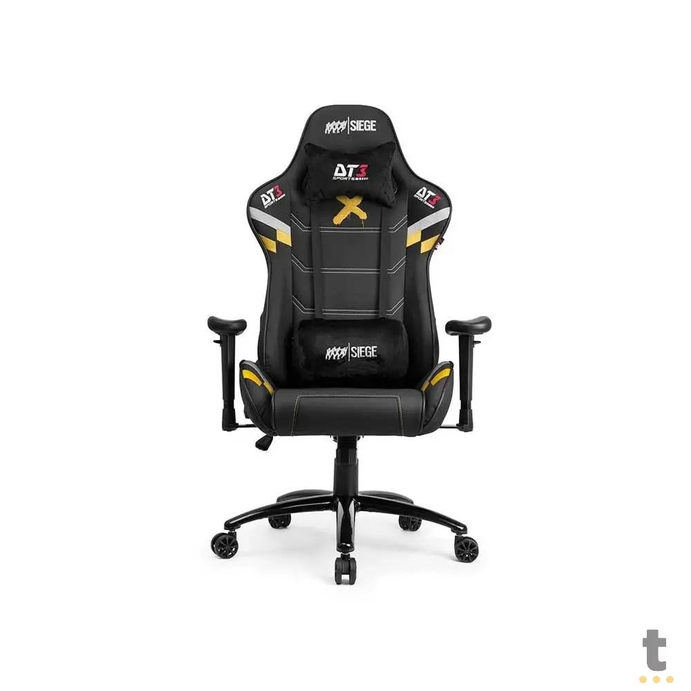 Cadeira Gamer DT3 Sports Elise Rainbow Six com Altura Ajustável e Encosto Reclinável Preto - 12344-4 Truedata