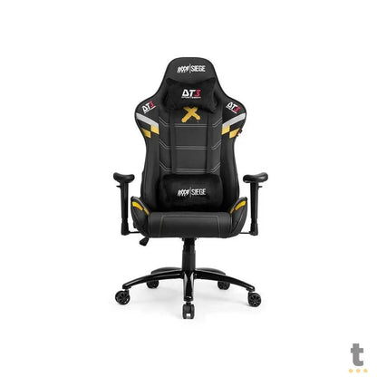 Cadeira Gamer DT3 Sports Elise Rainbow Six com Altura Ajustável e Encosto Reclinável Preto - 12344-4 Truedata