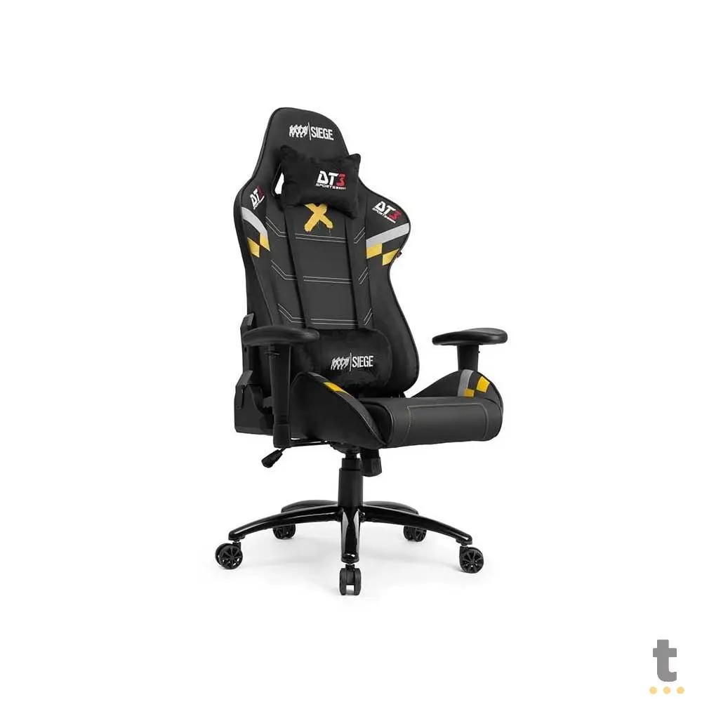Cadeira Gamer DT3 Sports Elise Rainbow Six com Altura Ajustável e Encosto Reclinável Preto - 12344-4 Truedata