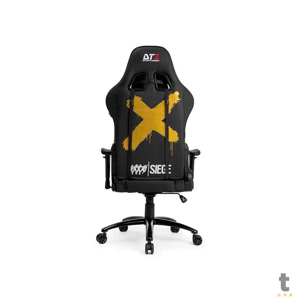 Cadeira Gamer DT3 Sports Elise Rainbow Six com Altura Ajustável e Encosto Reclinável Preto - 12344-4 Truedata