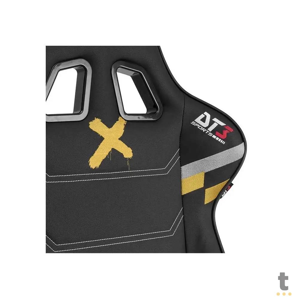 Cadeira Gamer DT3 Sports Elise Rainbow Six com Altura Ajustável e Encosto Reclinável Preto - 12344-4 Truedata