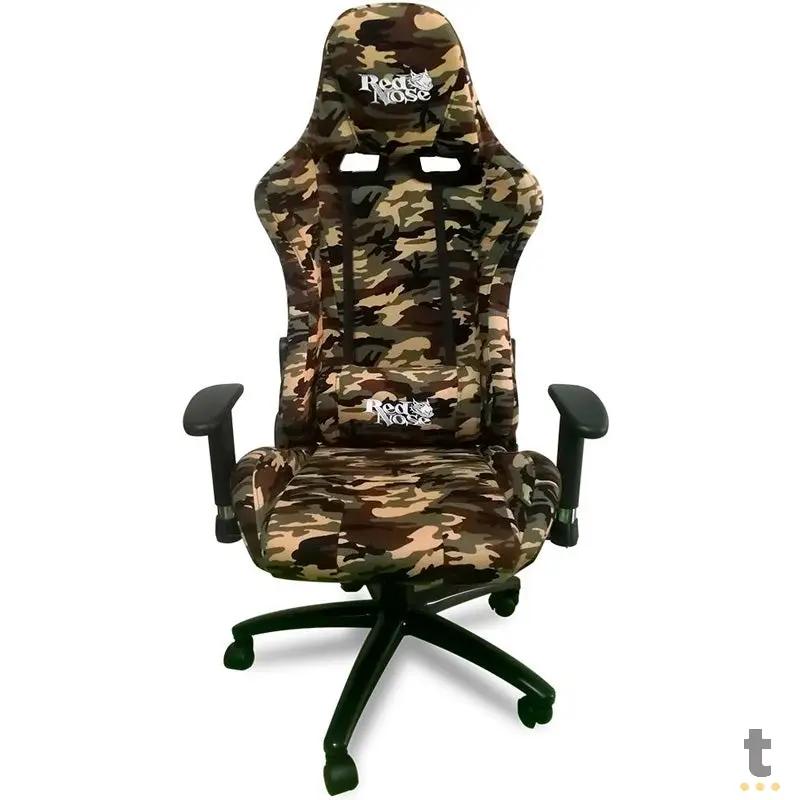 Cadeira Gamer Dazz Battle Red Nose Giratória Reclinável Camuflada - 581725 Truedata