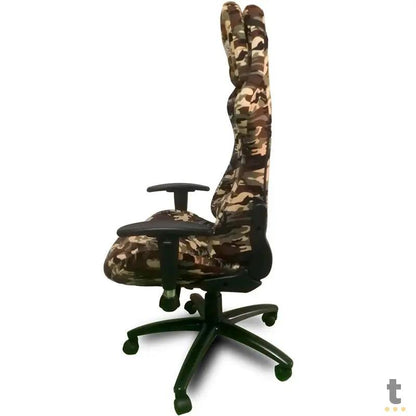 Cadeira Gamer Dazz Battle Red Nose Giratória Reclinável Camuflada - 581725 Truedata