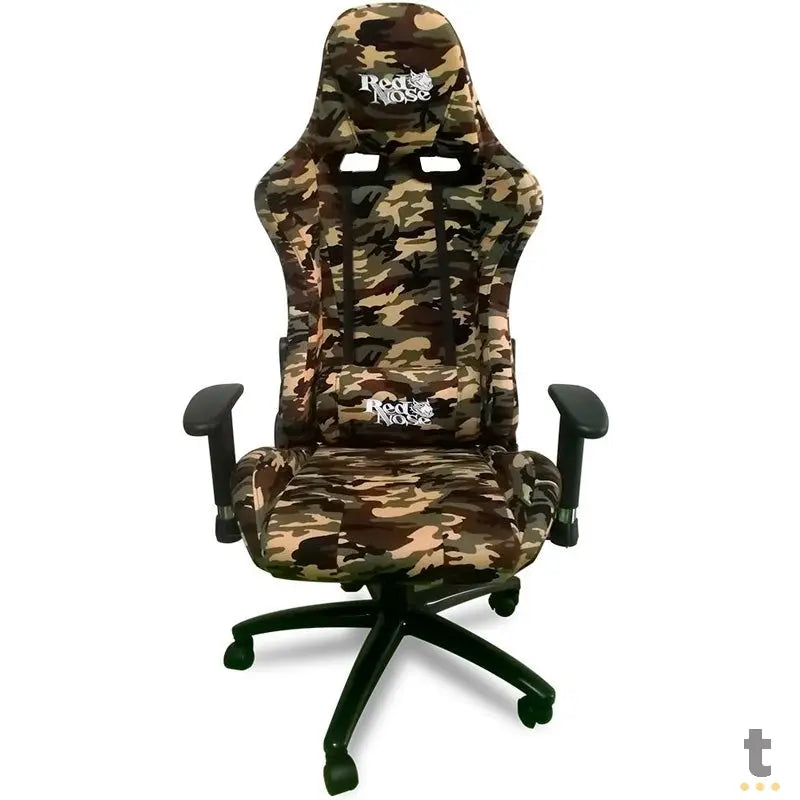 Cadeira Gamer Dazz Battle Red Nose Giratória Reclinável Camuflada - 581725 Truedata