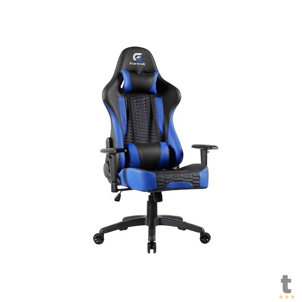 Cadeira Gamer Fortrek Cruiser Preta/Azul - 70516 Truedata
