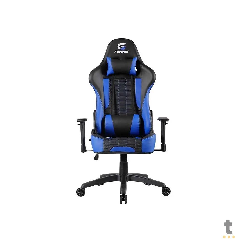 Cadeira Gamer Fortrek Cruiser Preta/Azul - 70516 Truedata