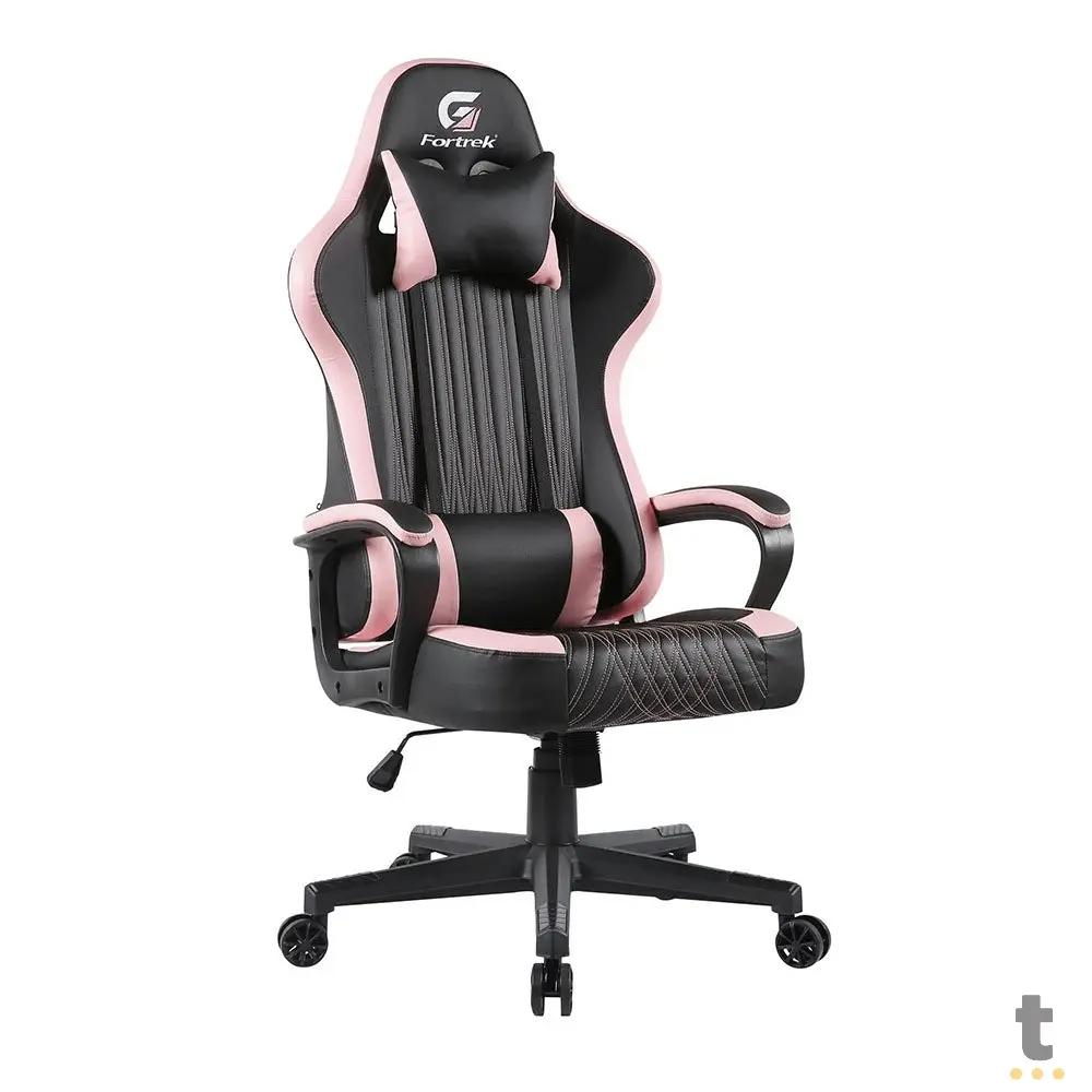 Cadeira Gamer Fortrek Vickers Preta/Rosa - 70523 Truedata