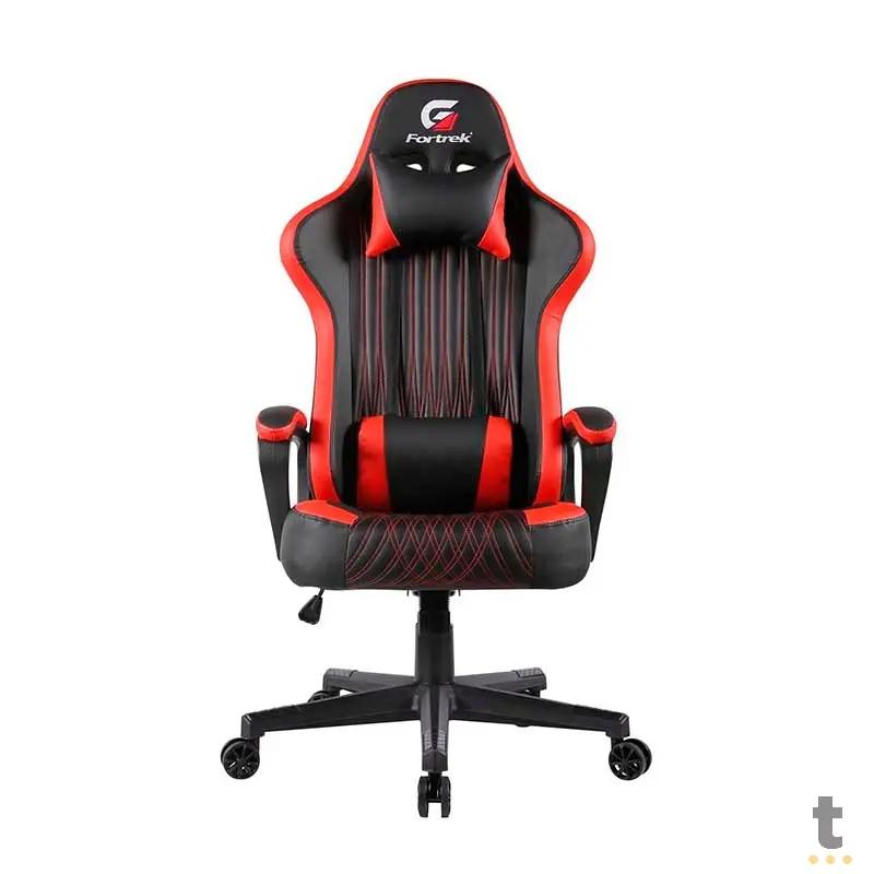 Cadeira Gamer Fortrek Vickers Preta/Vermelha - 70520 Truedata