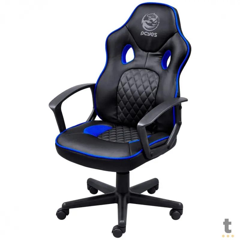 Cadeira Gamer PCYes Mad Racer STI Master Preta / Azul MADSTIMSAZ - 28205 Truedata
