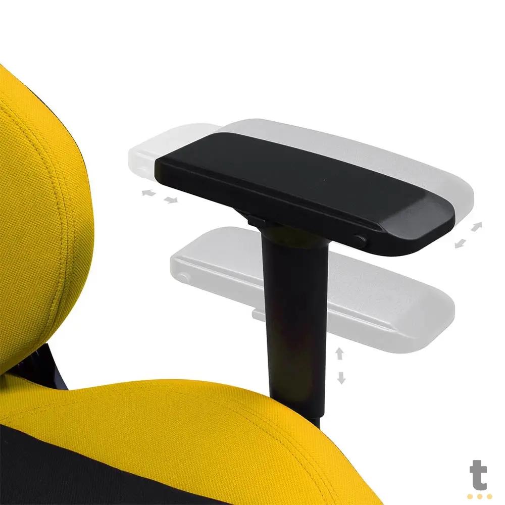 Cadeira Gamer PCYes Mad Racer V8 Turbo Preta / Amarela - V8TBMADAM Truedata