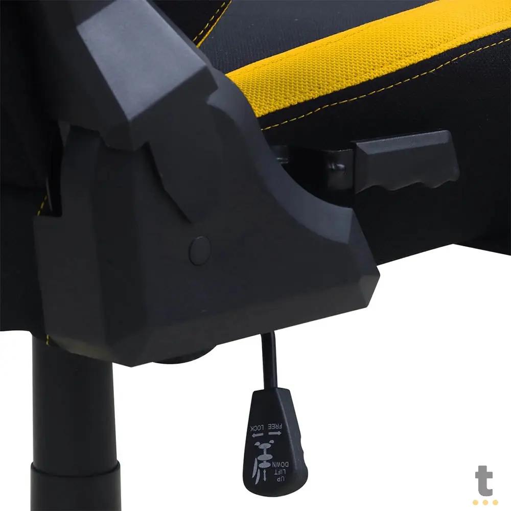 Cadeira Gamer PCYes Mad Racer V8 Turbo Preta / Amarela - V8TBMADAM Truedata
