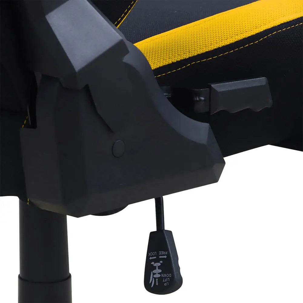Cadeira Gamer PCYes Mad Racer V8 Turbo Preta / Amarela - V8TBMADAM Truedata