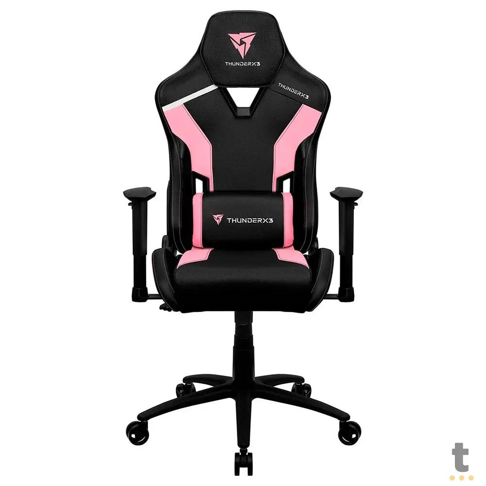 Cadeira Gamer ThunderX3 TC3 Sakura Preta / Rosa - 78309 Truedata