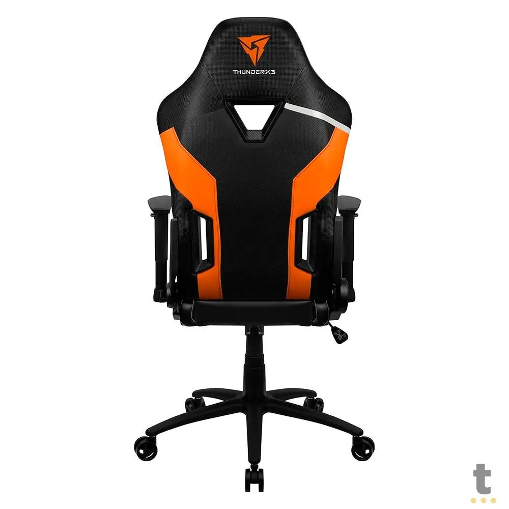 Cadeira Gamer Thunderx3 Tc3 Tiger Orange Preta/Laranja Truedata