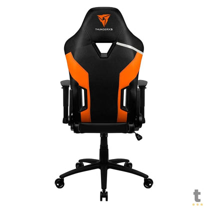 Cadeira Gamer Thunderx3 Tc3 Tiger Orange Preta/Laranja Truedata