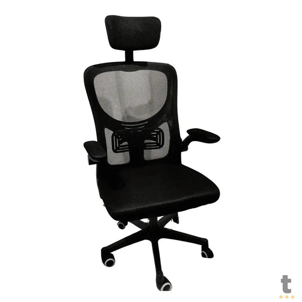 Cadeira de Escritorio Giratoria HomeNow Columbus Presidente Preta