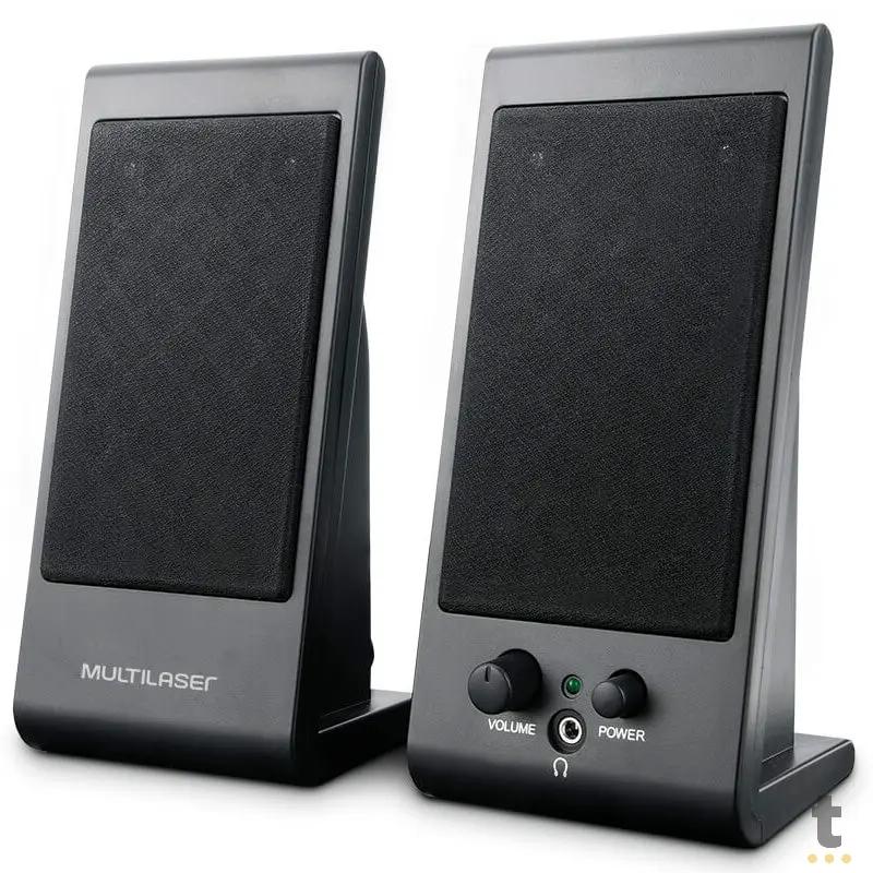 Caixa De Som 2.0 Multilaser Flat 3w Usb - Sp009 Truedata