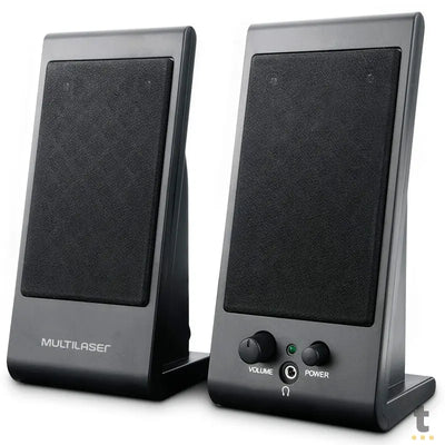 Caixa De Som 2.0 Multilaser Flat 3w Usb - Sp009