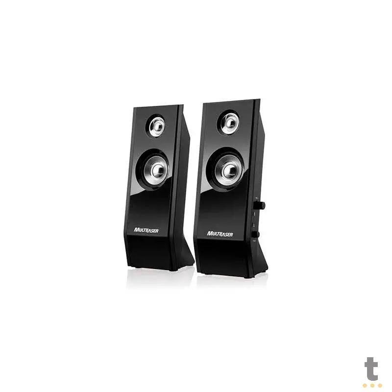Caixa De Som 2.0 Multilaser Shadow 8W Usb - SP091 Truedata