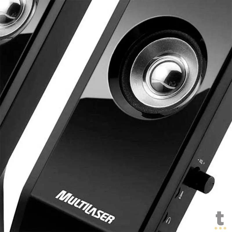 Caixa De Som 2.0 Multilaser Shadow 8W Usb - SP091 Truedata