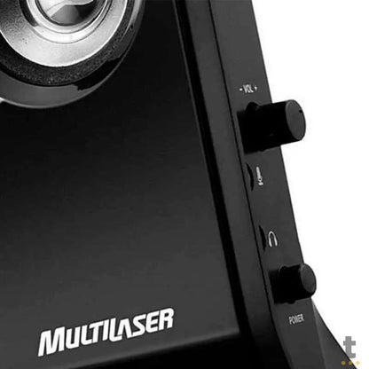 Caixa De Som 2.0 Multilaser Shadow 8W Usb - SP091 Truedata