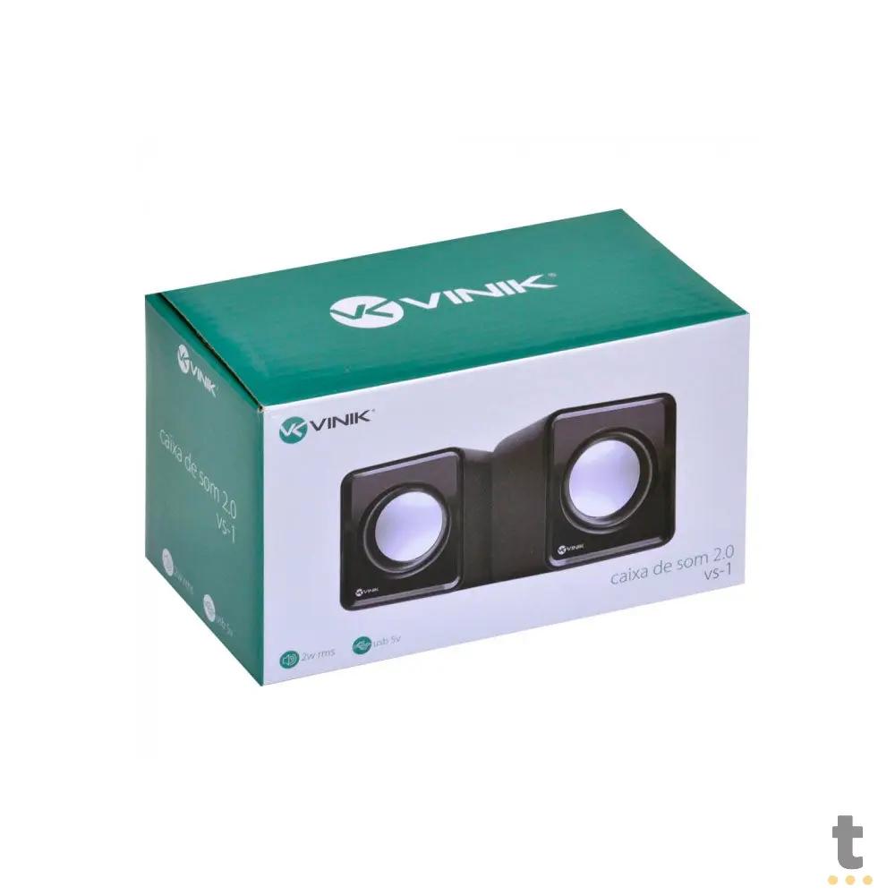 Caixa De Som 2.0 Usb Vinik 5V 2X 1W - VS-01 Truedata