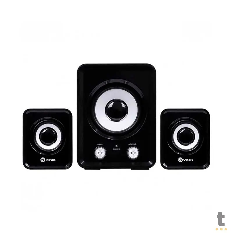 Caixa De Som 2.1 Vinik Standard Way C/ Subwoffer 11W USB P2 Preta - CXST11W Truedata