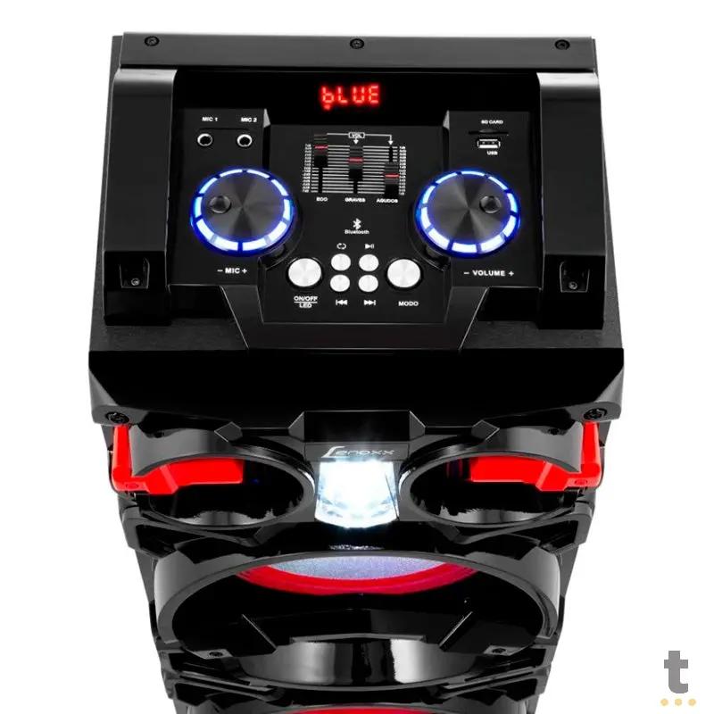 Caixa De Som Amplificada Bluetooth Lenoxx CA3900 1000W Led - 286001 Truedata
