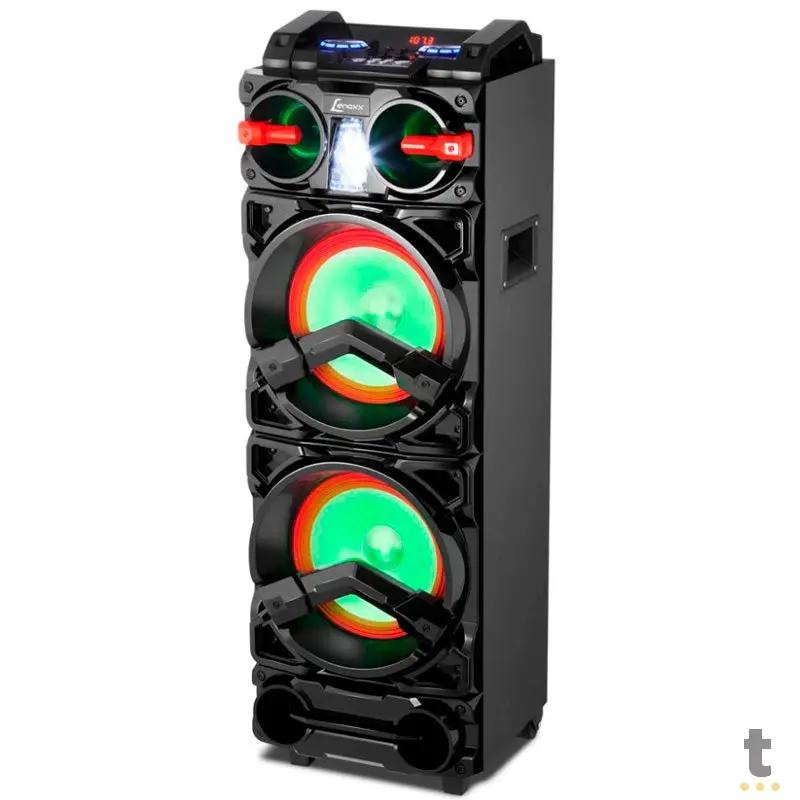Caixa De Som Amplificada Bluetooth Lenoxx CA3900 1000W Led - 286001 Truedata