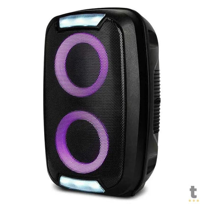 Caixa De Som Amplificada Bluetooth Multilaser Neon 2 250W Led - SP400 Truedata