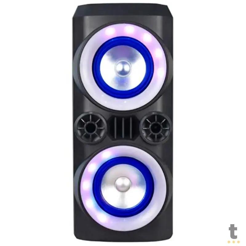 Caixa De Som Amplificada Bluetooth Multilaser Neon X 300W Led - SP379 Truedata