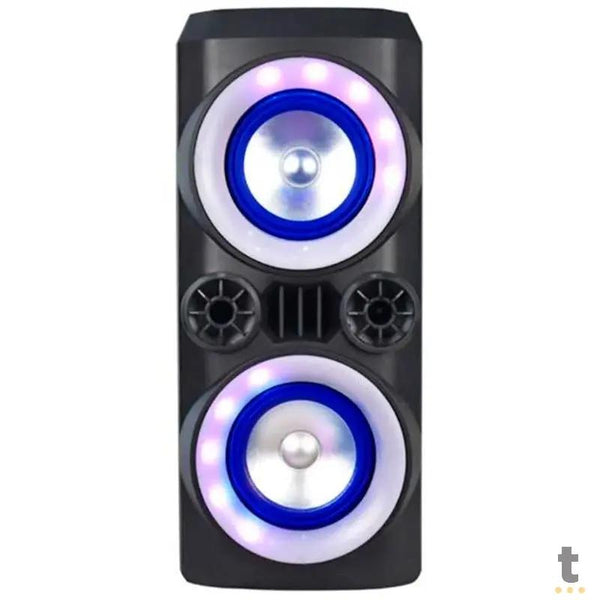 Caixa De Som Amplificada Bluetooth Multilaser Neon X 300W Led - SP379