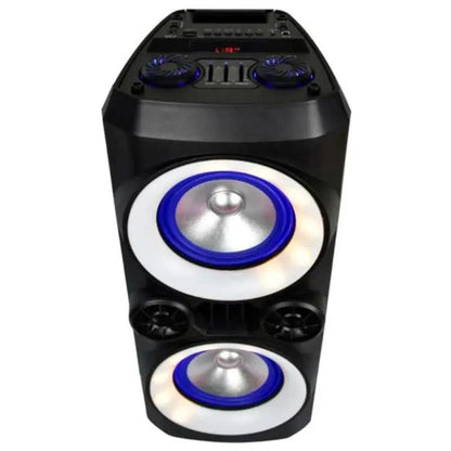 Caixa De Som Amplificada Bluetooth Multilaser Neon X 300W Led - SP379 Truedata