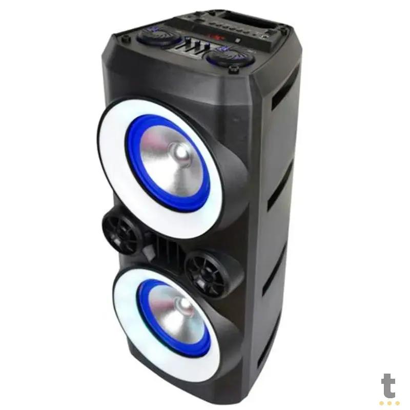 Caixa De Som Amplificada Bluetooth Multilaser Neon X 300W Led - SP379 Truedata