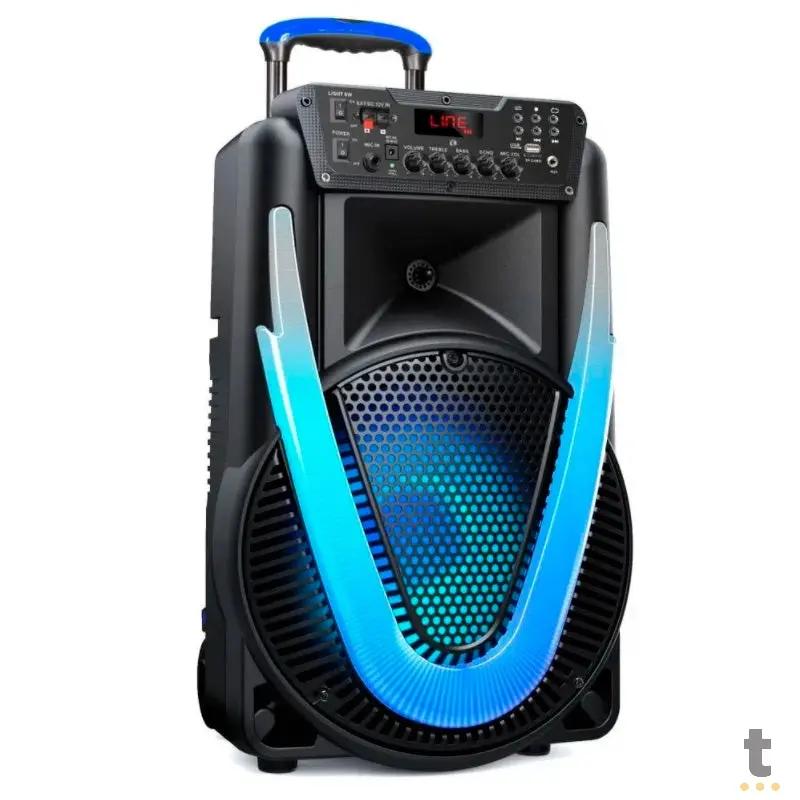 Caixa De Som Amplificada Bluetooth Multilaser Sunny 2 500w Led - SP395 Truedata