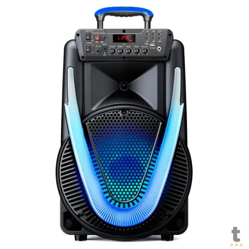 Caixa De Som Amplificada Bluetooth Multilaser Sunny 2 500w Led - SP395 Truedata