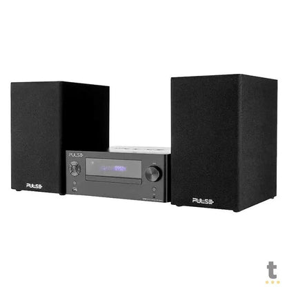 Caixa De Som Bluetooth/FM/Usb/CD Pulse Mini System 250w Vintage Retro - SP387 Truedata