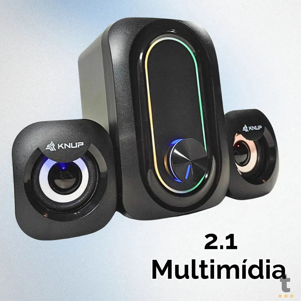 Caixa De Som C/ Subwoofer 2.1 11W Knup Horus P2 Usb - RO827 Truedata