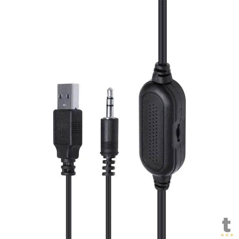 Caixa De Som Gamer 2.0 Vinik Crusade 6W Led Azul USB P2 - 34860 Truedata