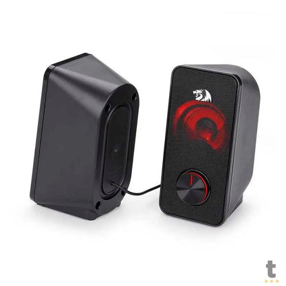 Caixa De Som Gamer 2.1 Redragon Stentor 5W Led Vermelho USB P2 - GS500 Truedata