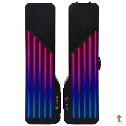 Caixa De Som Knup Horus 2.0 Multimidia 10W C/ Led - RO824 Truedata