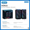 Caixa De Som Knup Horus 2.0 Multimidia 10W RMS C/ Led RGB Usb e P2 - RO849 Truedata