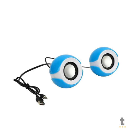 Caixa De Som Mini Multimidia Speaker 2.0 USB P2 - D-06A Truedata