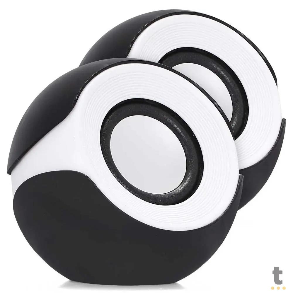 Caixa De Som Mini Multimidia Speaker 2.0 USB P2 - D-06A Truedata