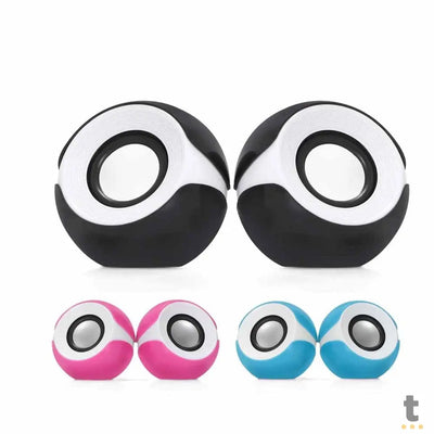 Caixa De Som Mini Multimidia Speaker 2.0 USB P2 - D-06A