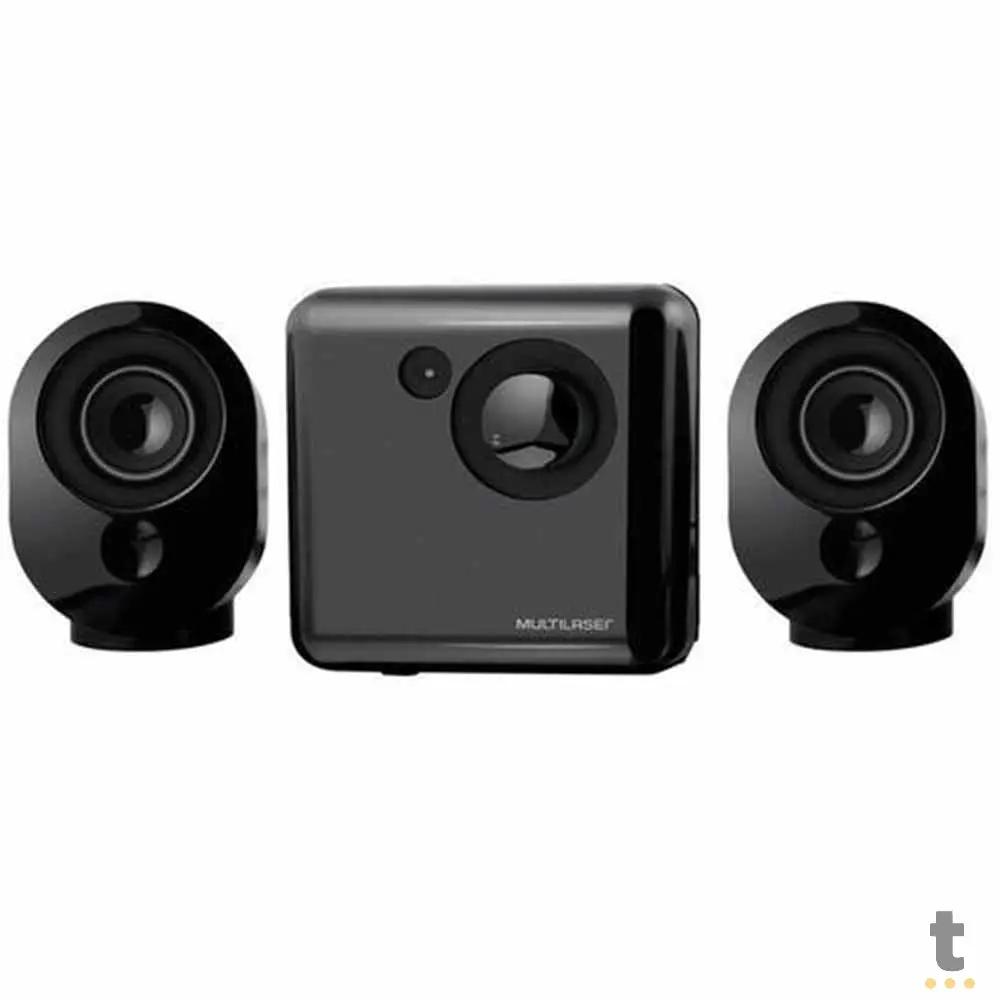 Caixa De Som Multimidia 2.1 C/ Subwoofer Multi Rms 15W Usb - SP166 Truedata