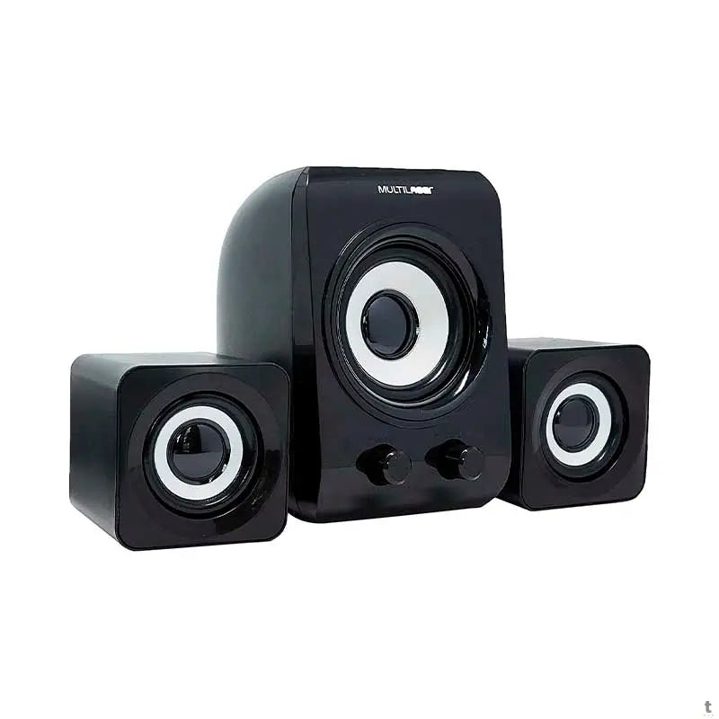 Caixa De Som Multimidia 2.1 C/ Subwoofer Multilaser Rms 14W Usb - SP172 Truedata